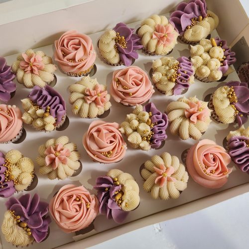24 Mini Swirl Cupcakes - 24 Cupcakes